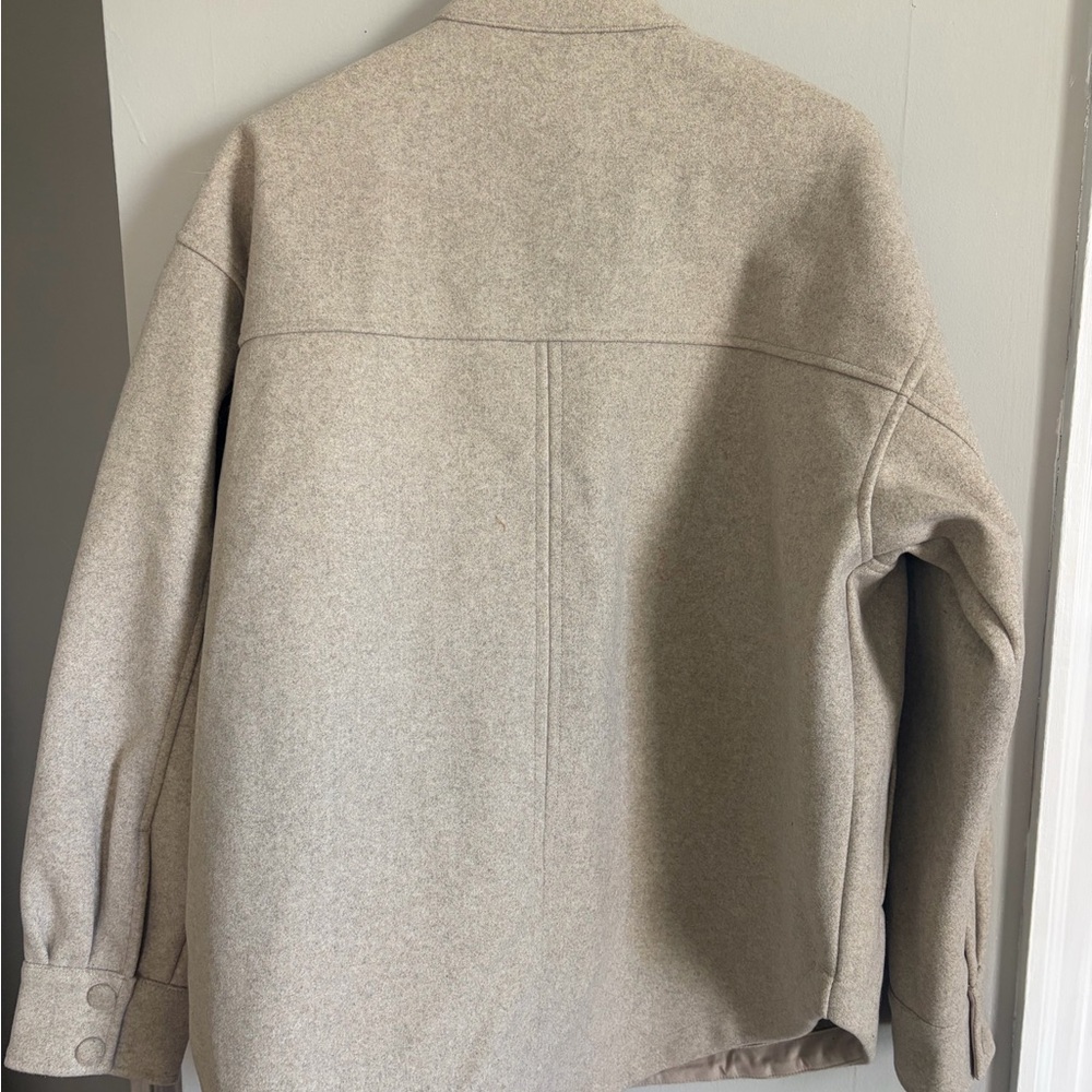 Women's Tan Utility Jacket - Picture 2 of 3